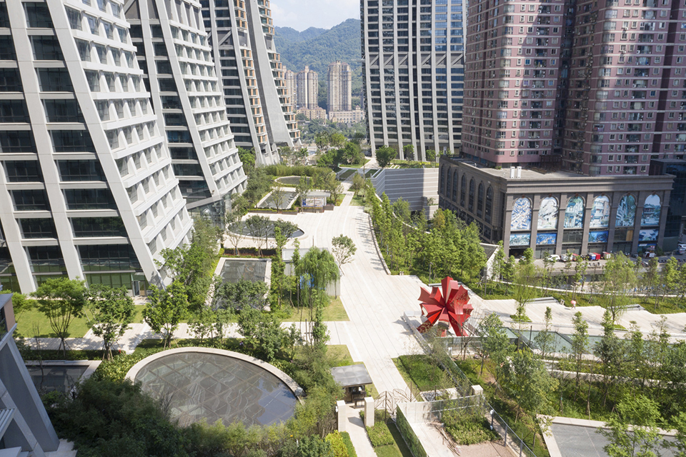 重慶來福士廣場住宅公寓社區(qū)環(huán)境